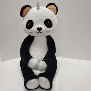 Your Zone Panda Unicorn 16" plush